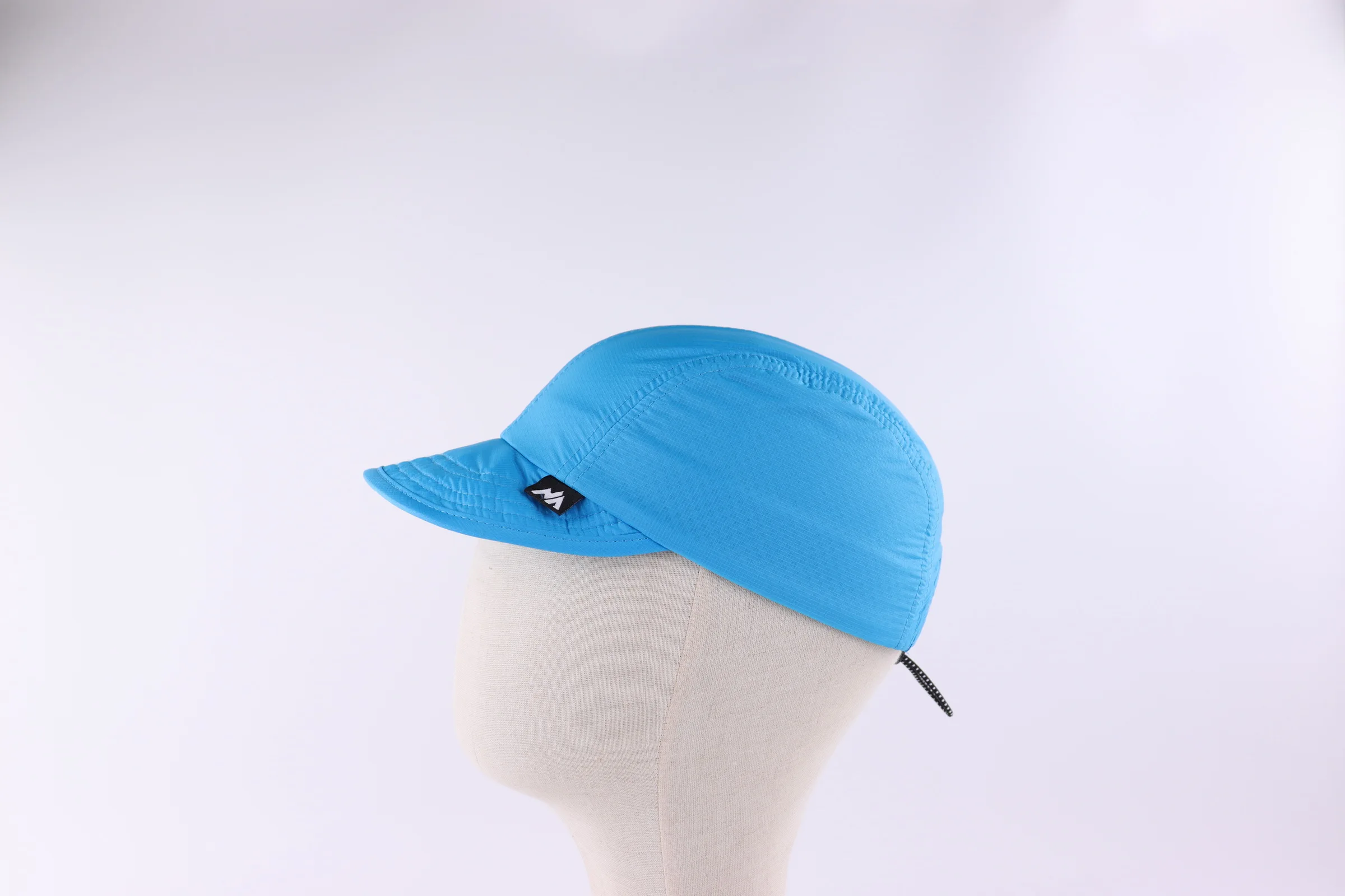 Custom Logo Sports Cap Soft Panel Camper Cap with Fold Label Waterproof and Reflective Printing for Fishing Beach Performance
