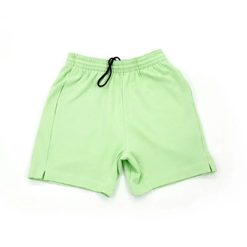 Casual Summer Breathable Men Cotton Sports Solid Blank Running Shorts