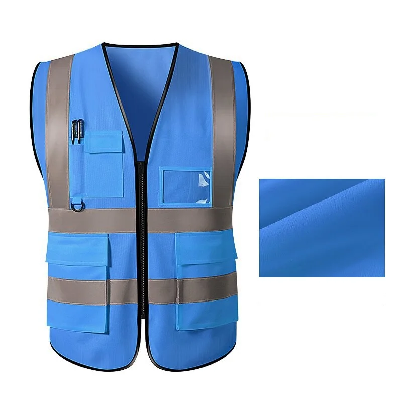 Adjustable Engineer Cargo Reflective Signa Medical Vest En1753 120Gsm Waterproof With Reflective Ribbons