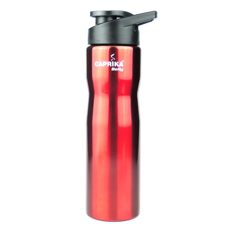 plastic lid custom logo single wall classic stainless steel water bottles sports