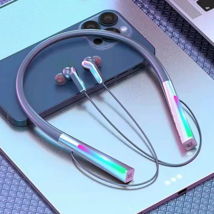 Led Headset Neckband Sports Music Noise Reduction In Ear 100 Hours True Wireless Stereo Headphones Earphone
