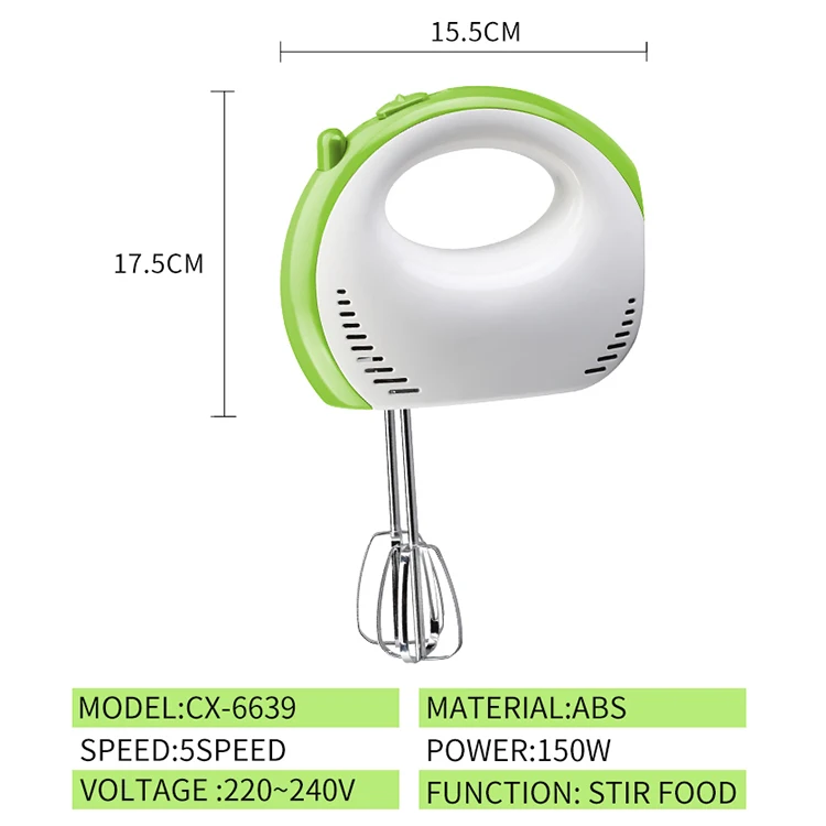 CX-6639 Batidora De Huevos Handmixed Mini Electric Egg Beater  Kitchen Moulinex Cookware Sets Free Shipping Cake Hand Mixer