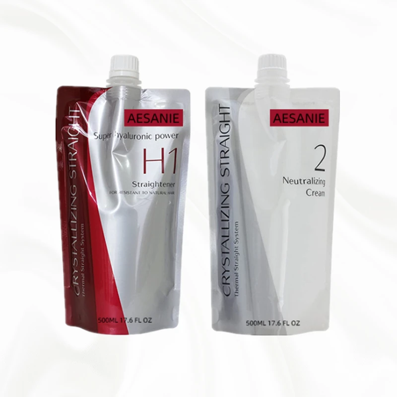 Private Label wholesale hair rebonding / Hair-Repairing cream /Brazilian Keratin Straightening cream Repair Hair Professional