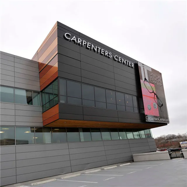 1220x2440mm Aluminum Wall Cladding Battens Facade