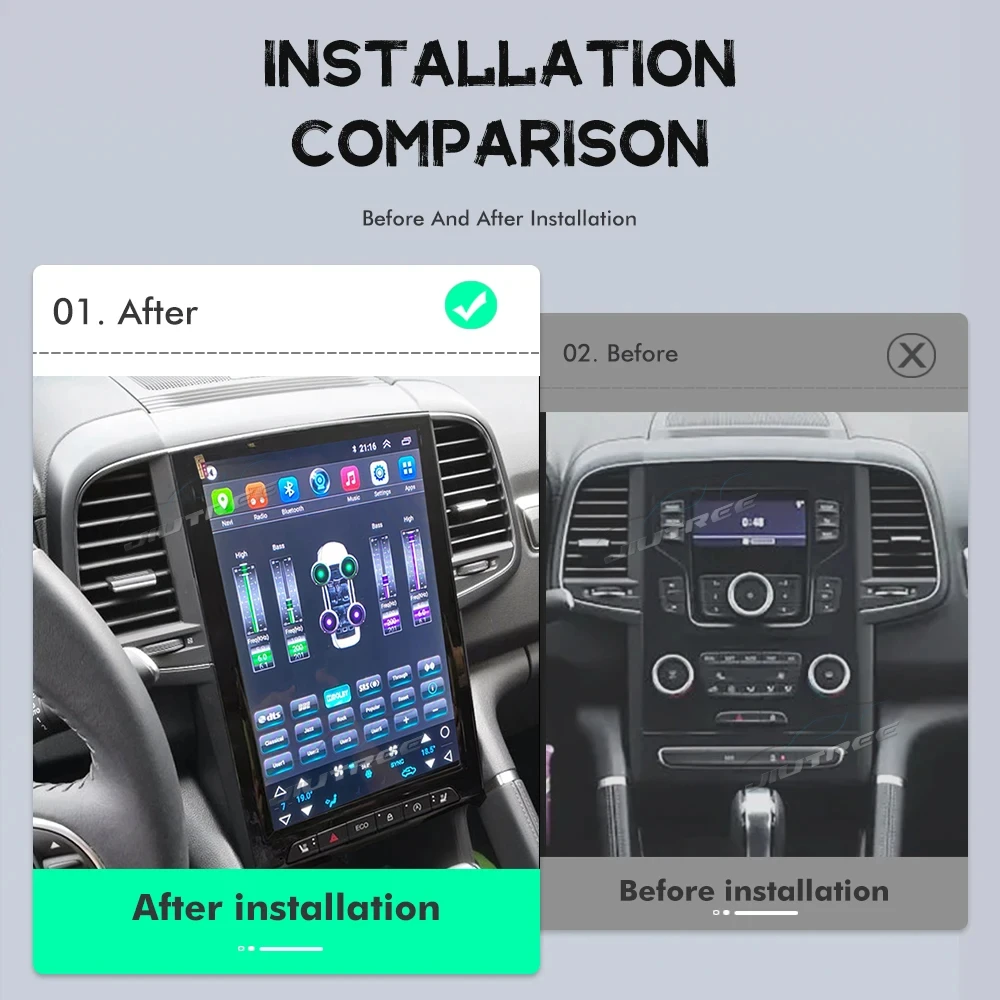12.8 Inch Car Radio For Renault Megane 4 Samsung Koleos Talisman 2017-2019 Android 13 Multimedia Player Tesla Screen GPS Stereo
