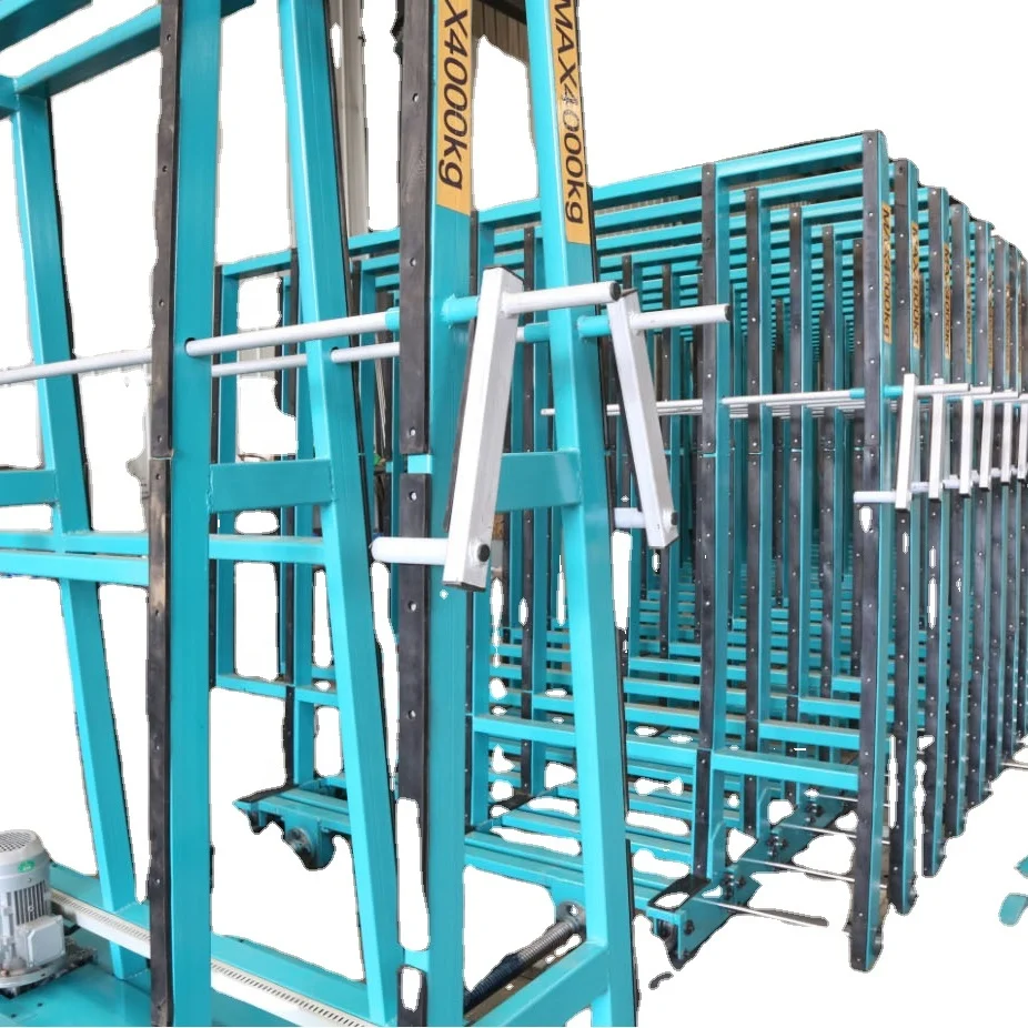 Storage rack system for float glass electrical control rack