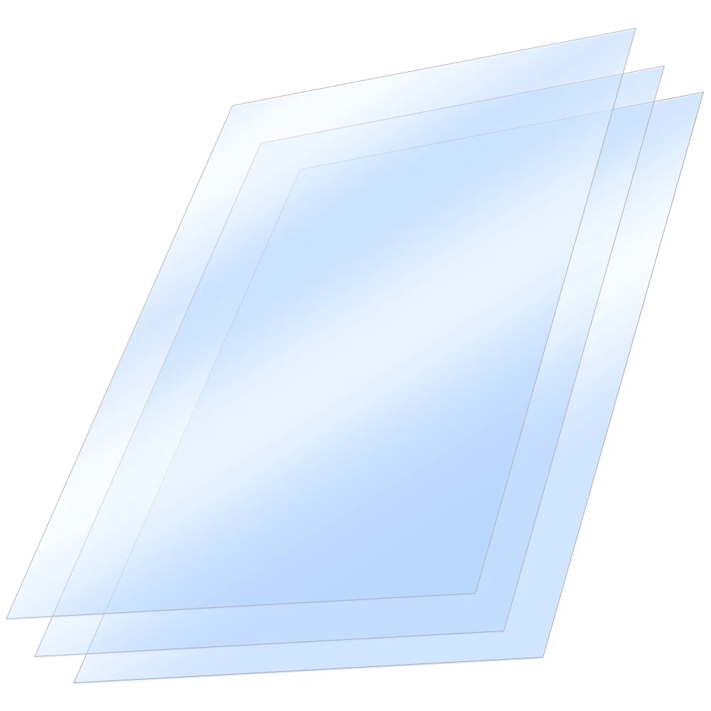 3DSWAY оптом того, чтобы увидеть больше размеров прочный ЖК-дисплей/DLP 3D принтер светоотверждаемой фэп изоляцией разделительная подкладочная плёнка листов 0,15 мм смолы для ультрафиолетового света аксессуары