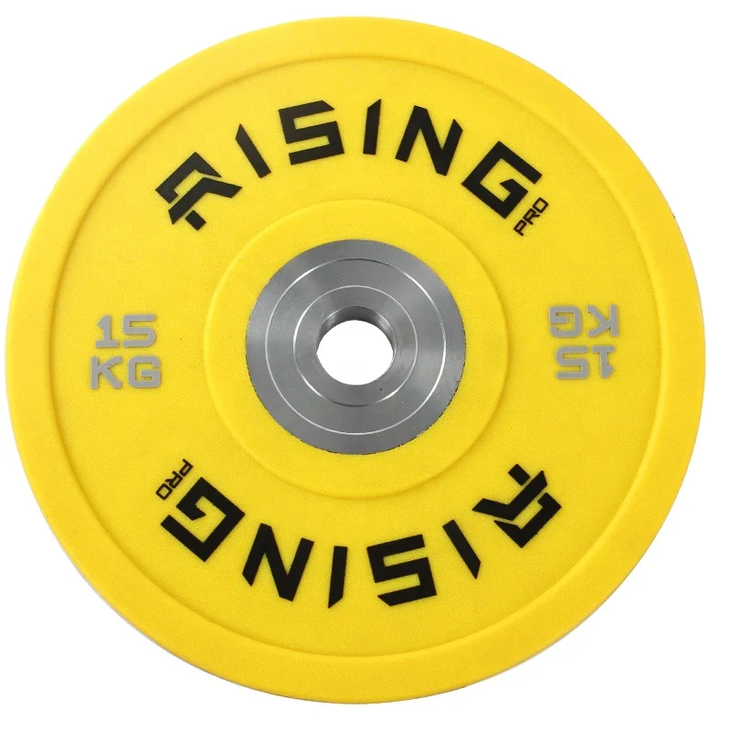 RISING powerlifting weight plates pu urethane bumper plate