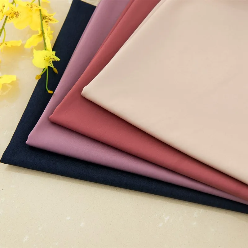  В наличии ткань розовая стрейчевая шелковая джинсовая для платья