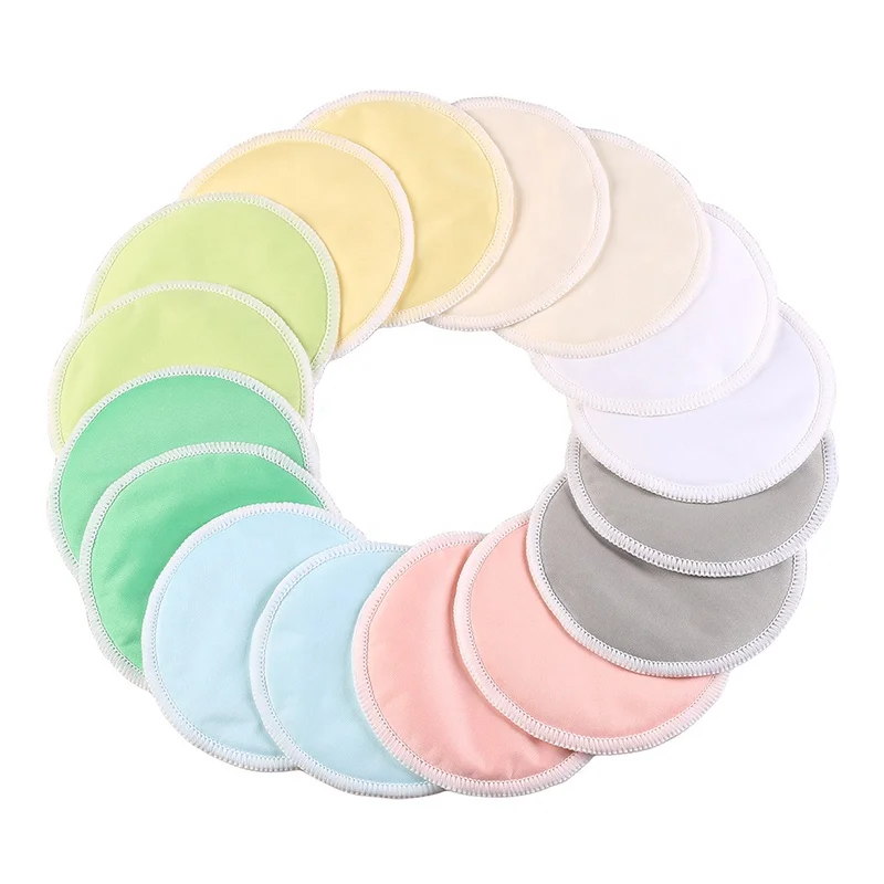 Women Washable Breast Care Soft Padded Reusable Bamboo Nursing Pads
