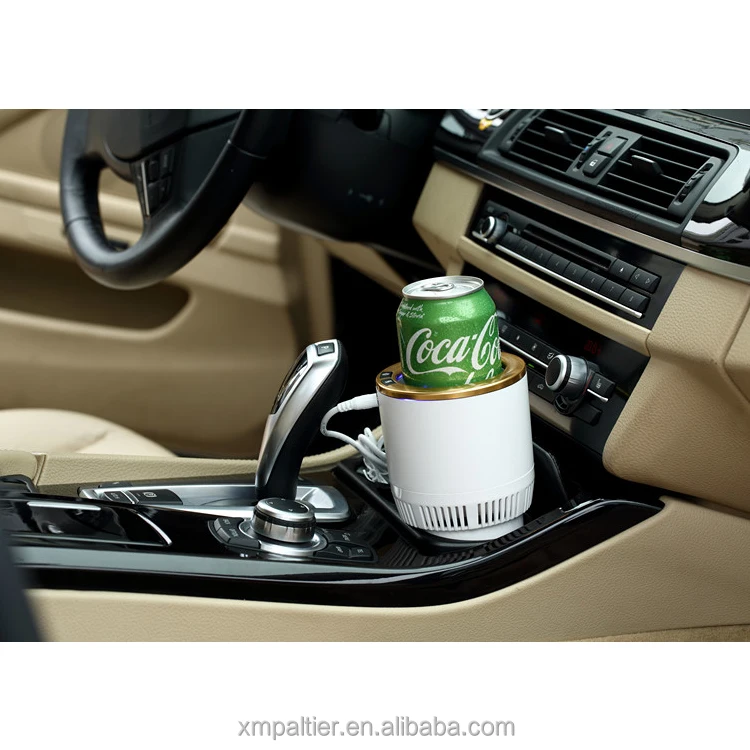 New Design Car Accessories Dc 12v Electric Cup Cooler Fridge Warmer Drink Cooling And Heating Cup Holder Refrigerator For Travel