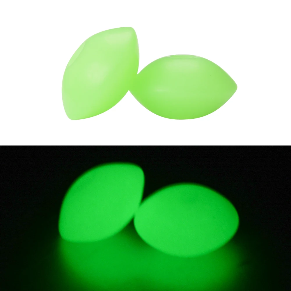 Low Moq Baby Teething Luminous 12mm Lentil Beads BPA Free Silicone Beads for Pacifier Food Grade Silicone Beads Glow in the Dark