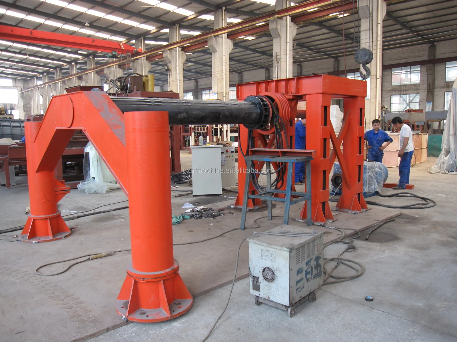 SY 1000 Automatic Steel Culvert Pipe Making Machine GB11836-89 Standard New for Construction PVC Cement Pipe Machinery