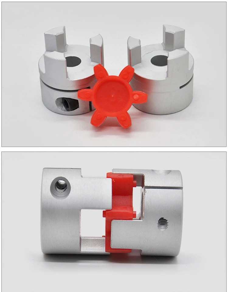 electric motor Aluminum Shaft Coupler Plum Blossom Coupling shaft adapter For Compressor, gearbox