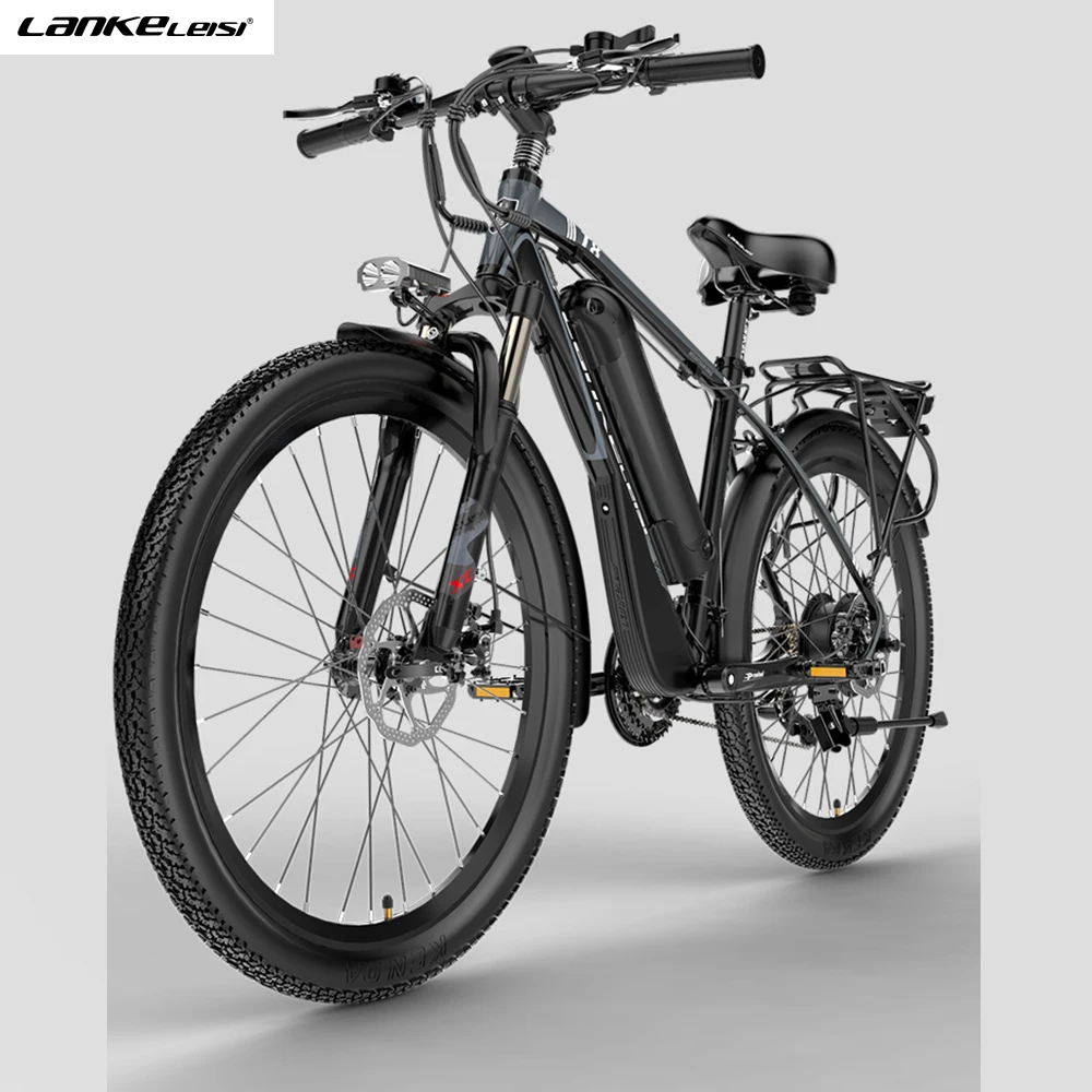
EU CE certification T8 26-inch 21-speed mountain bike 48V400W electric bicycle, equipped with 12.8AH Panasonic lithium battery 