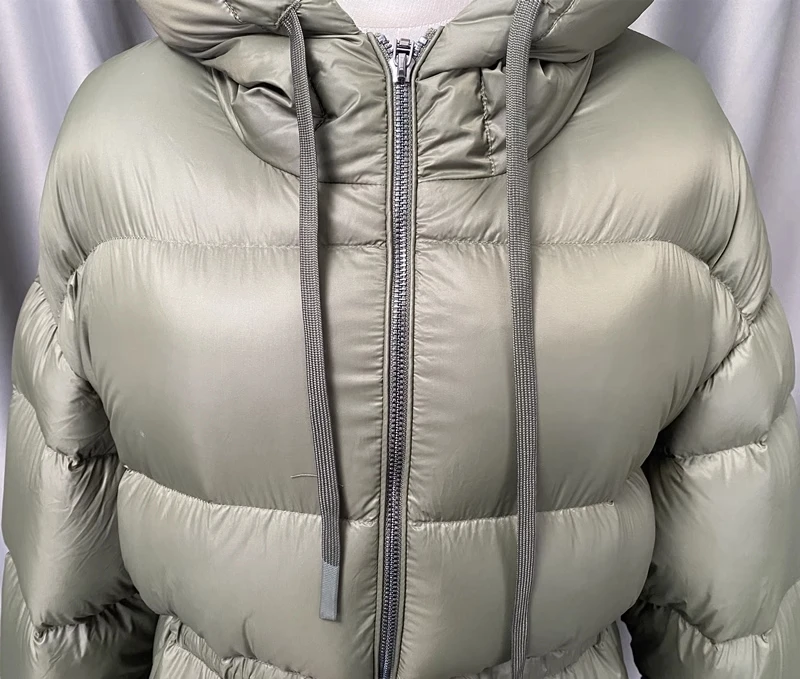 Hot Sale Outdoor Waterproof Goose Down Jackets Winter Long Jackets For Women Bubble Puffer Quilted Coat