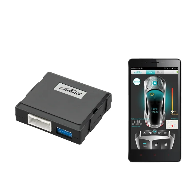 CarEasy 4G GPS/GSM смартфон приложение двухстороннее обновление автомобильной сигнализации и системы