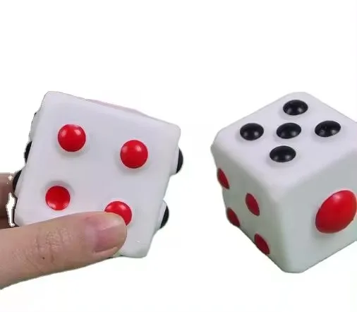 Push Bubble Dice Toy Adult Decompression Interactive Sensory Anti Stress Simple Dimple Finger Squeeze Press Board Fidget Toys