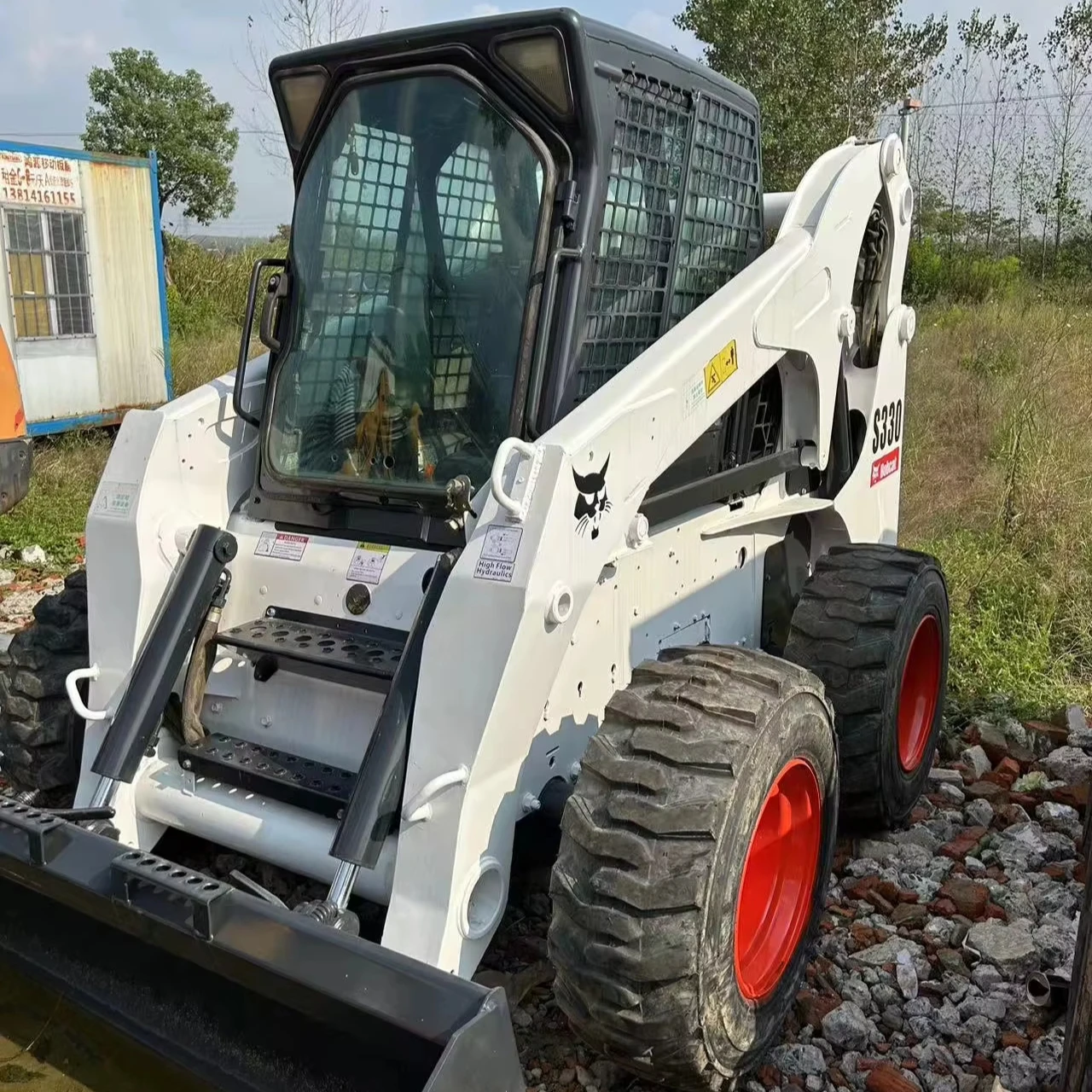 Used B0cat Mini Small S16 S130 S160 S185 S300 S330 S450 S550 S750 Engineering Construction Machinery Wheel Skid Steer Loaders