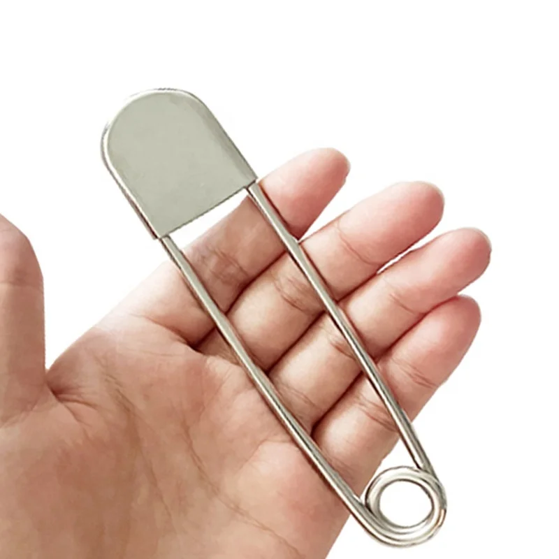 5 inch/4.25 inch High- carbon Stainless Steel Laundry Net Pin Laundry safety Net pin for wholesale