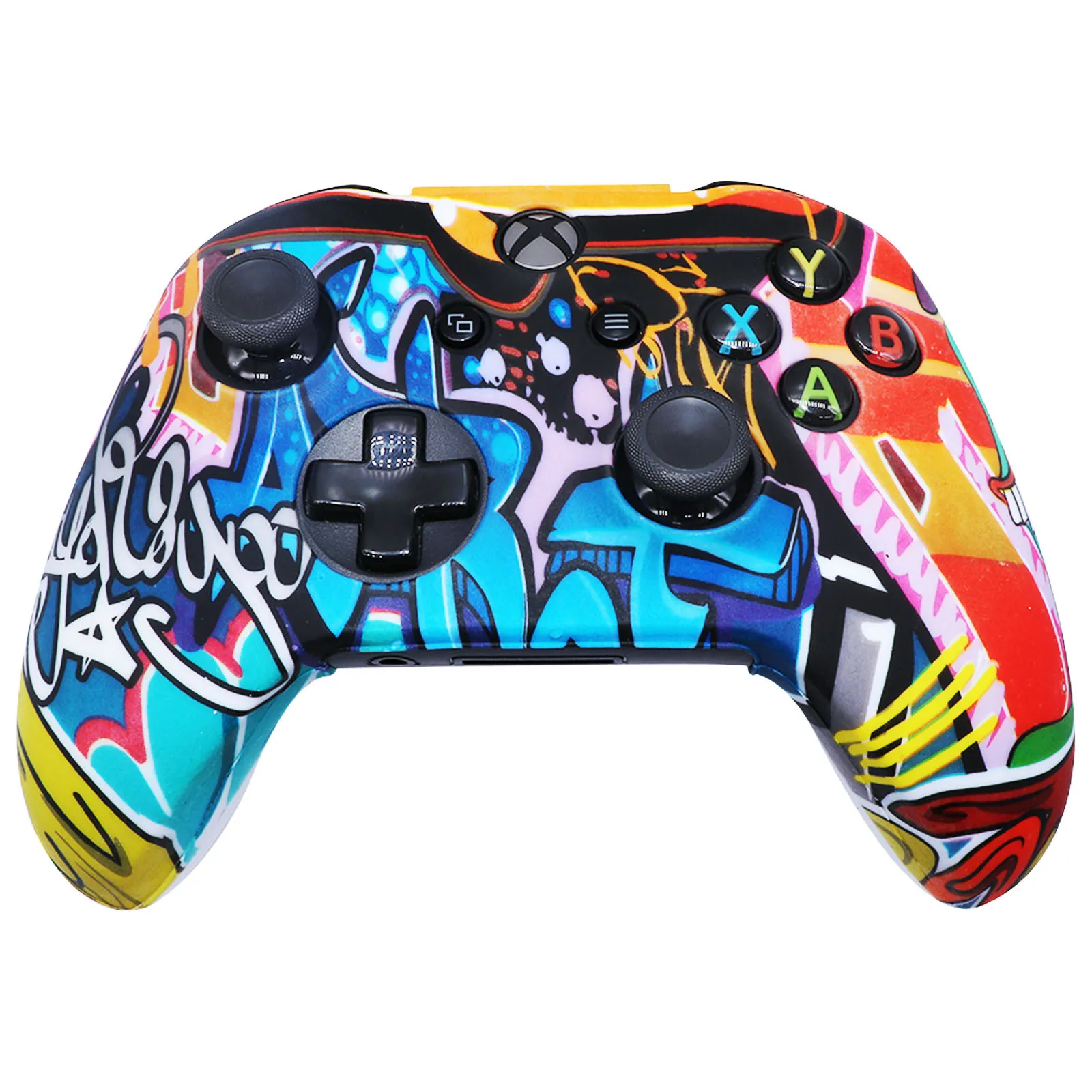 Новый силиконовый защитный чехол для геймпада XBox One Slim Камуфляжный контроллер крышка джойстика