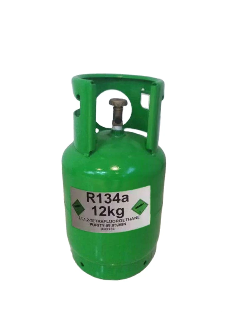 High Quality R134a 99.9% Purity 30lb Cylinder 13.6kg R134a Refrigerant Gas