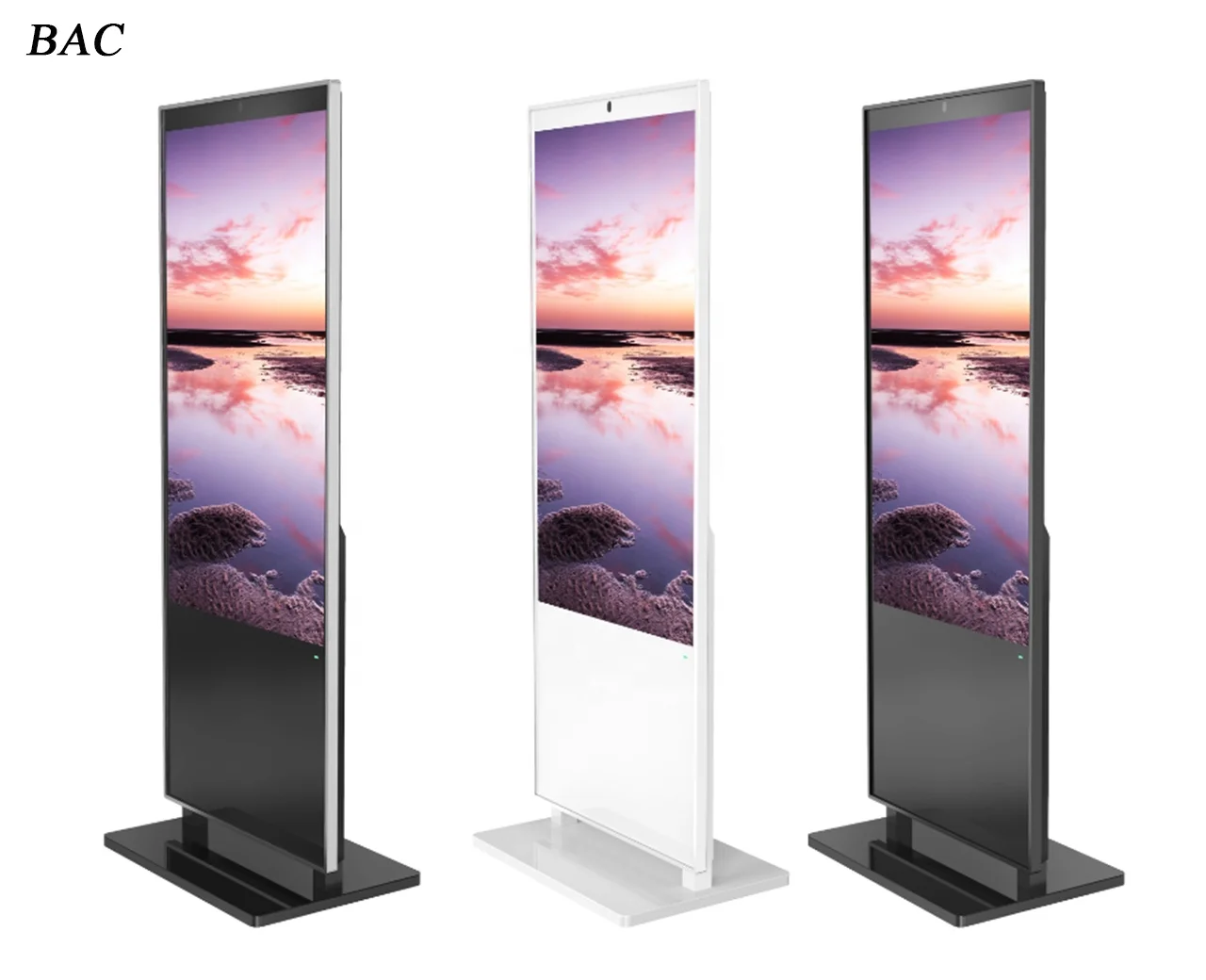 32 43 50 55 inch Floor Stand Digital Signage Vertical LCD Display Advertising Monitor Digital Kiosk Touch Screen