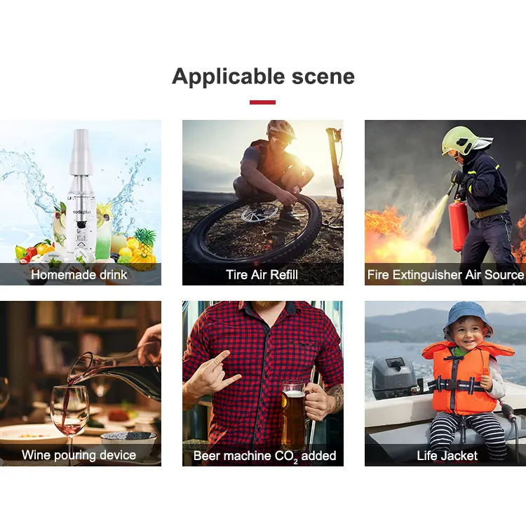 Baro 12gram CO2 Cartridge Soda Machine Replenishes 12g CO2 Gas Cylinder