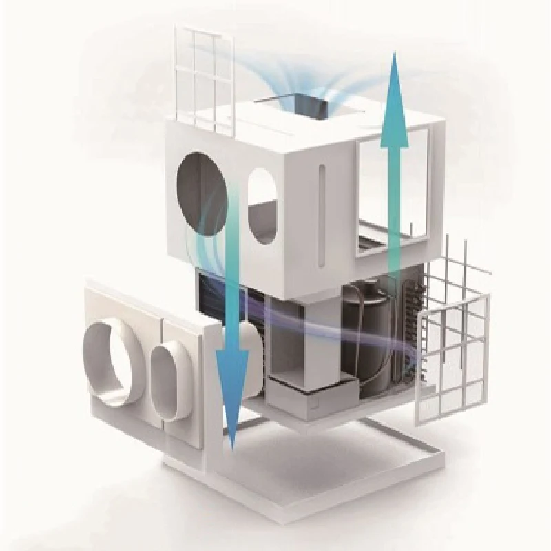 Elevator air conditioning with excellent noise reduction effect