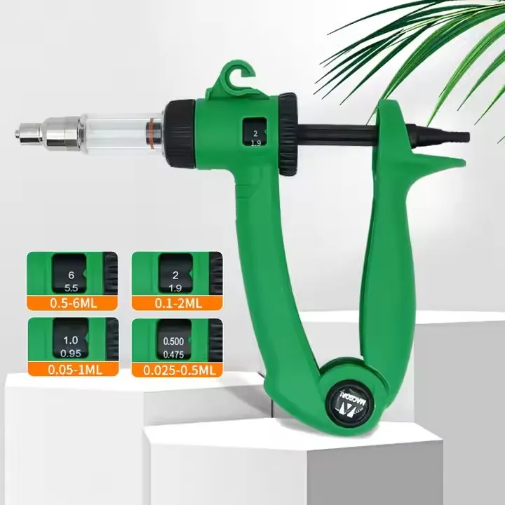0.5ml/1ml/2ml/6ml Veterinary Syringe Automatic Continuous Pig Injection Gun Cattle And Sheep Animal Vaccine Injection