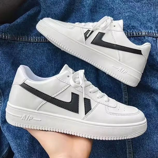 Newest Breathable Brand White Sports Shoes Trendy Ins Students Basketball Skateboard Casual Shoes for Men