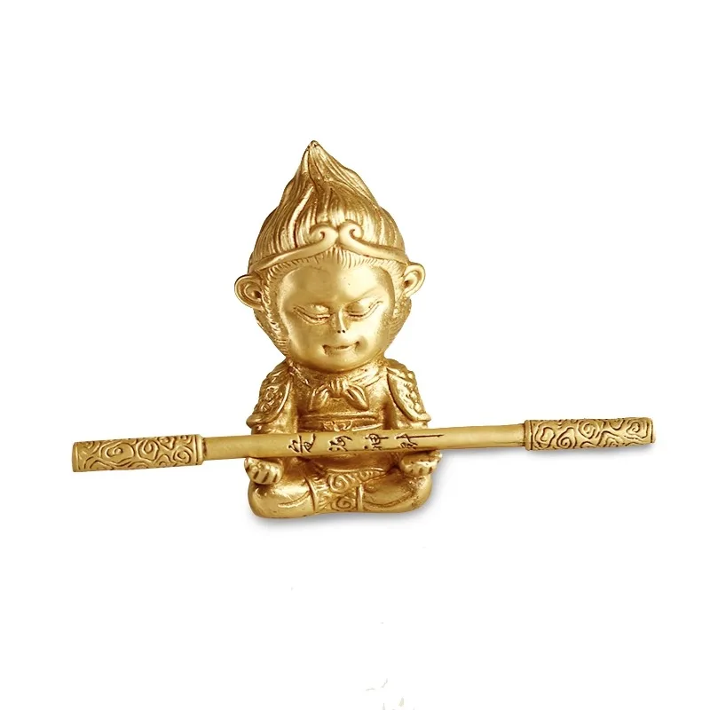 Made of pure brass, the bronze statue of Sun Wukong