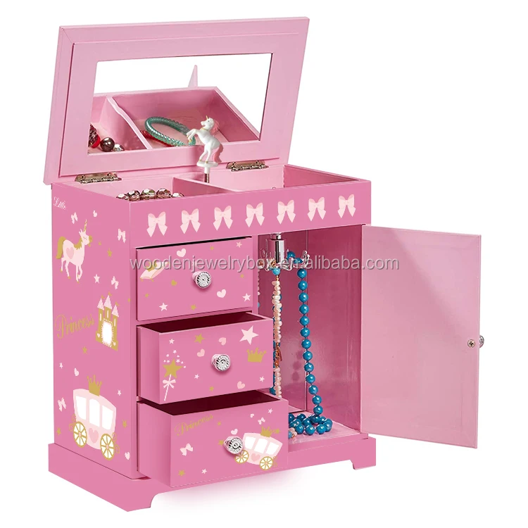 Ever Bright Wardrobe Jewelry Music Box For Holiday Gifts