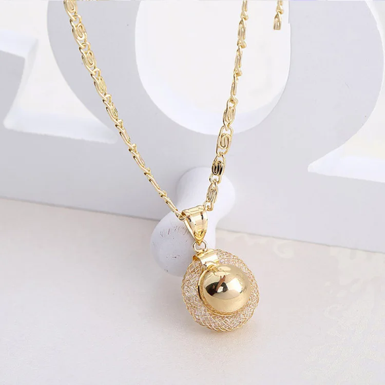 Custom Fashion Fine Copper Handmade Jewelry Sets Women Charms 18k Wedding Gifts Pendant Necklace Bracelet Earrings Ring Set
