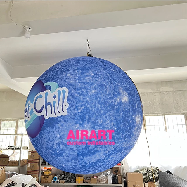 Night club part props inflatable silver mirror ball,bespoke size inflatable mirror ball ornaments