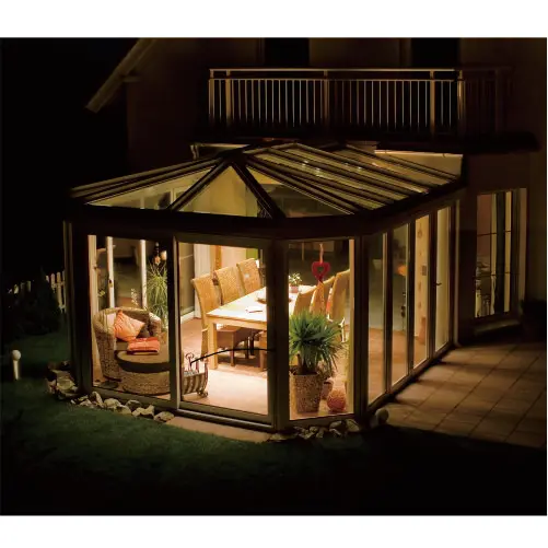CAYOE Four Season Veranda Sunroom Tempered Glass Construction Veranda 4 Seasons Custom Made Modern Aluminum Alloy Material Villa