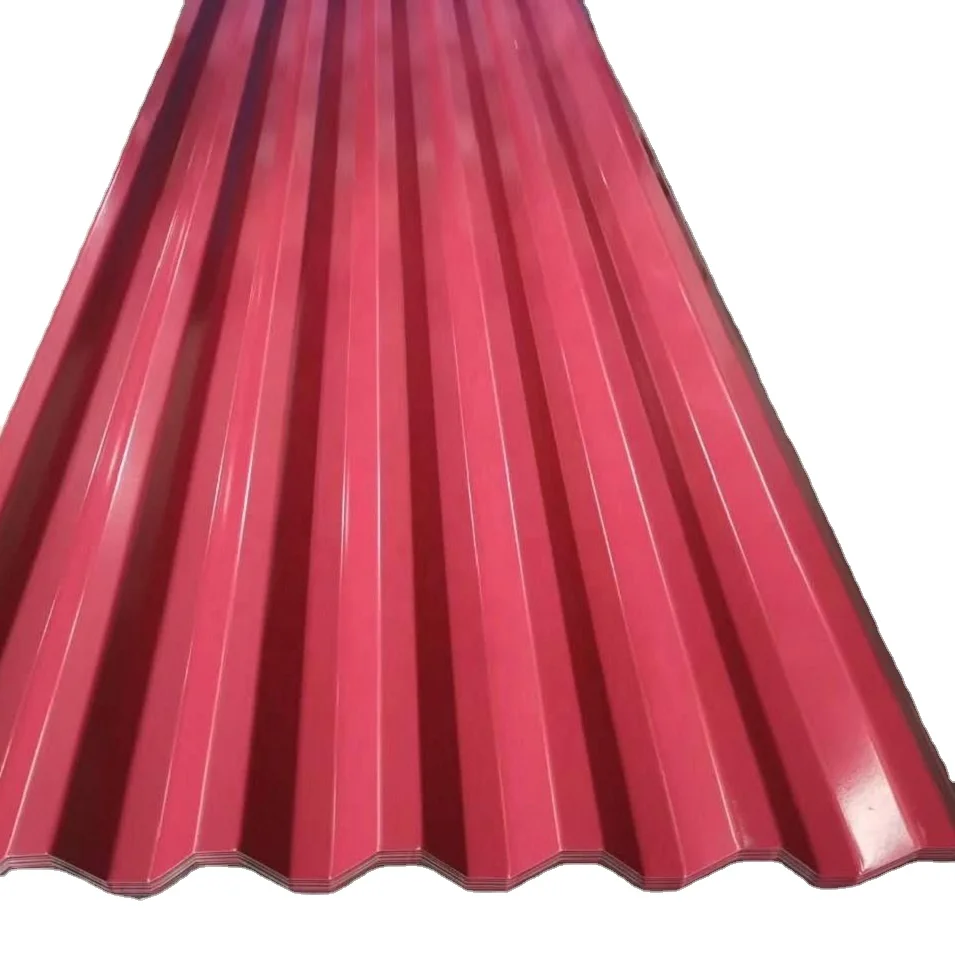 Предварительно окрашенный гальванизированный гофрированный лист GI steel coil с цветным покрытием для кровельного листа рулон из нержавеющей