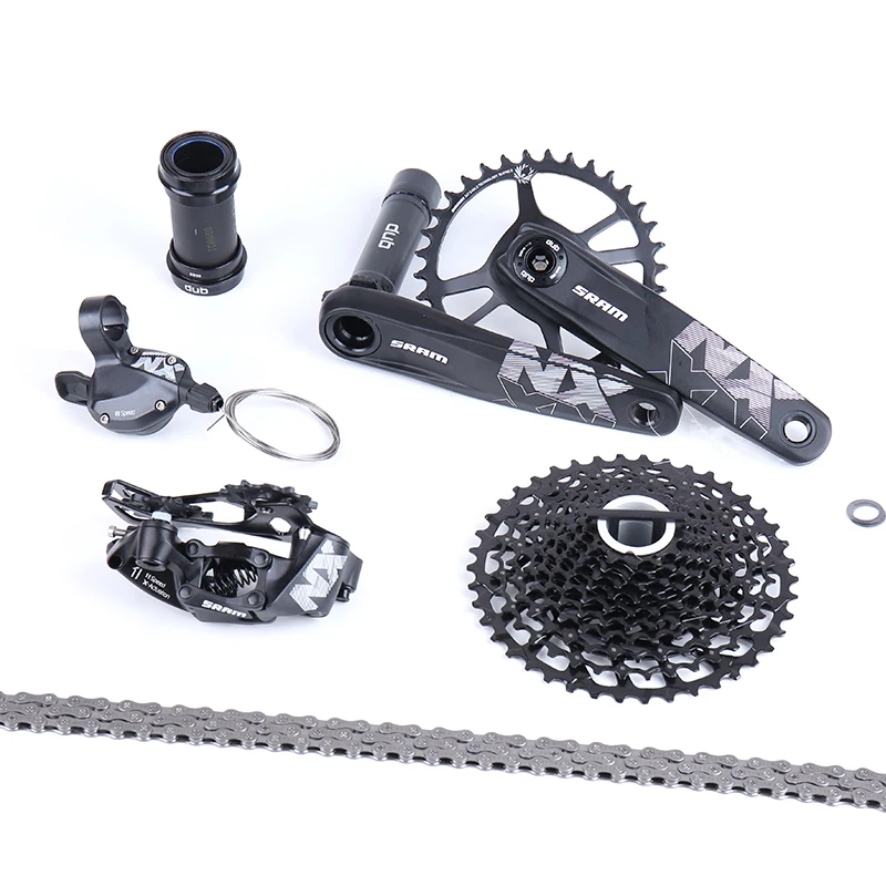 SRAM NX 1X11 11 Speed Trigger Lever Rear Derailleur Cassette PG1130 11-42T Chain DUB Crankset EAGLE Bicycle Groupset Bike Kit