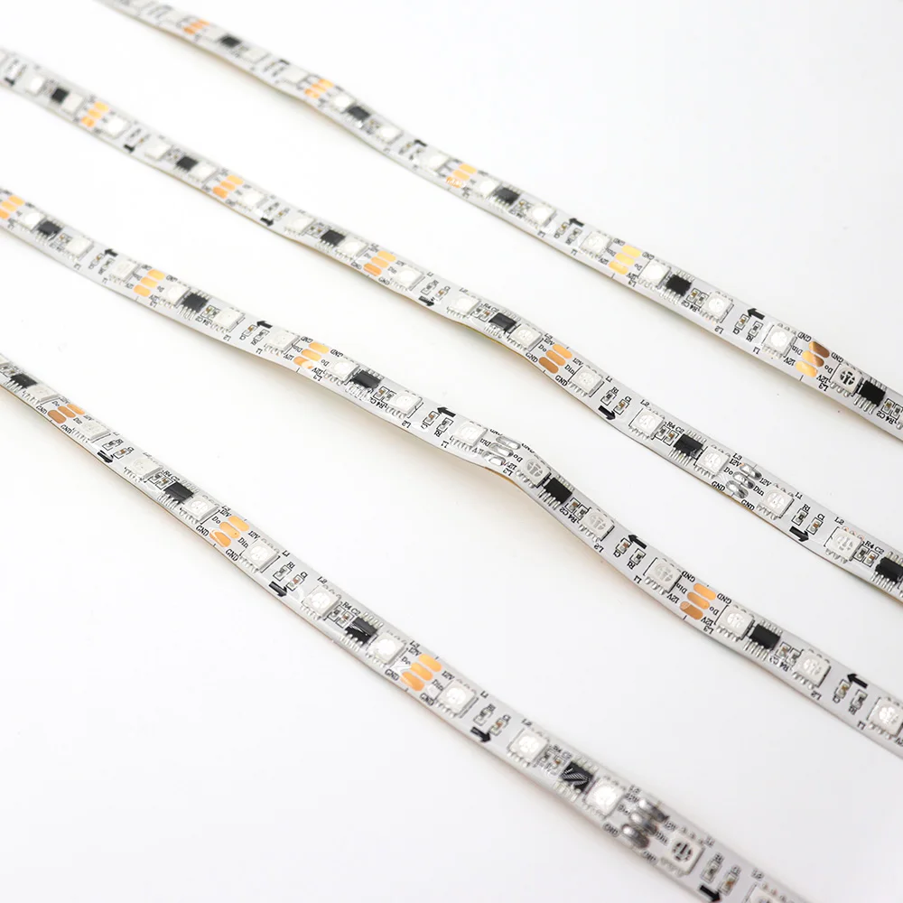 12 В WS2811 Водонепроницаемая цифровое освещение RGB LED Stripl IP65/67 для свадебного освещения