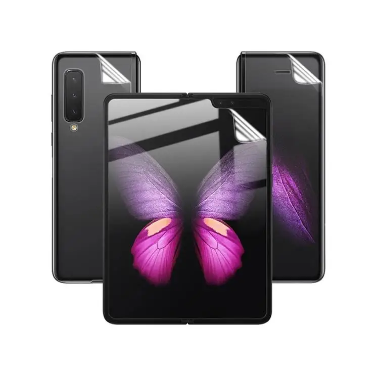 ТПУ мягкая пленка для Samsung Galaxy Fold 2 Гибкая полимерная защитная пленка Складная Защитная пленка для экрана