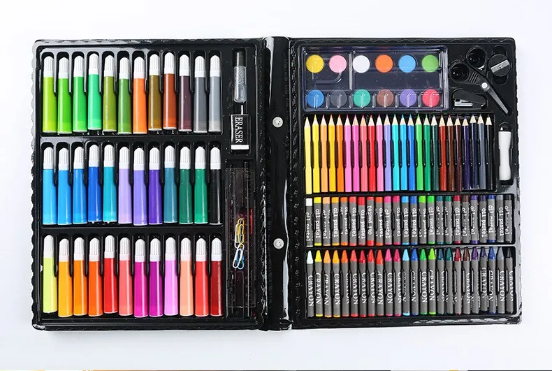 Высококачественный профессиональный карандаш для акварели 150 шт., художественный карандаш из ПВХ, наборы художественных красок для детей, подарок