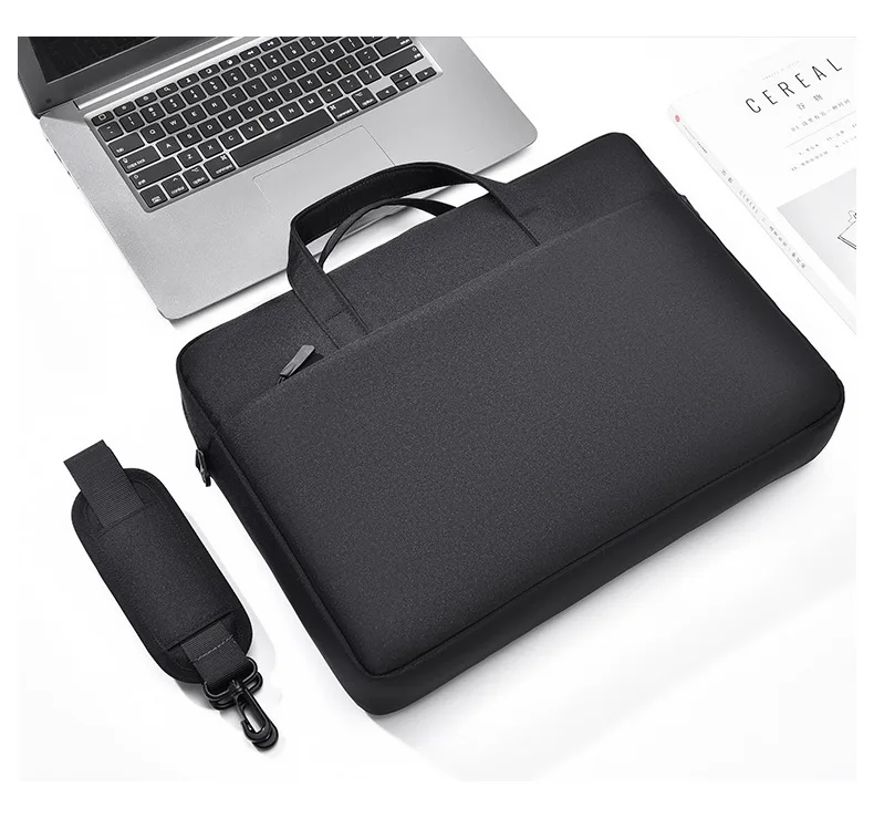 Unisex Custom Logo Business Laptop Sleeve Bag Portable Waterproof Oxford Cover Protective Briefcase for Carrying Computer