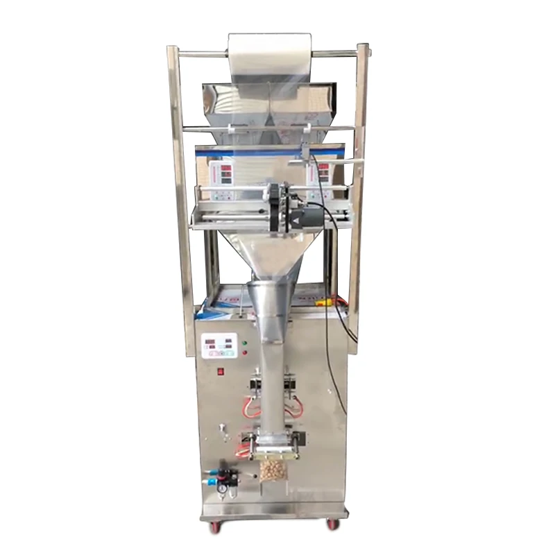 Двухголовочный Тип 999 гранулированный порошок, машина для упаковки муки, зерен и соли