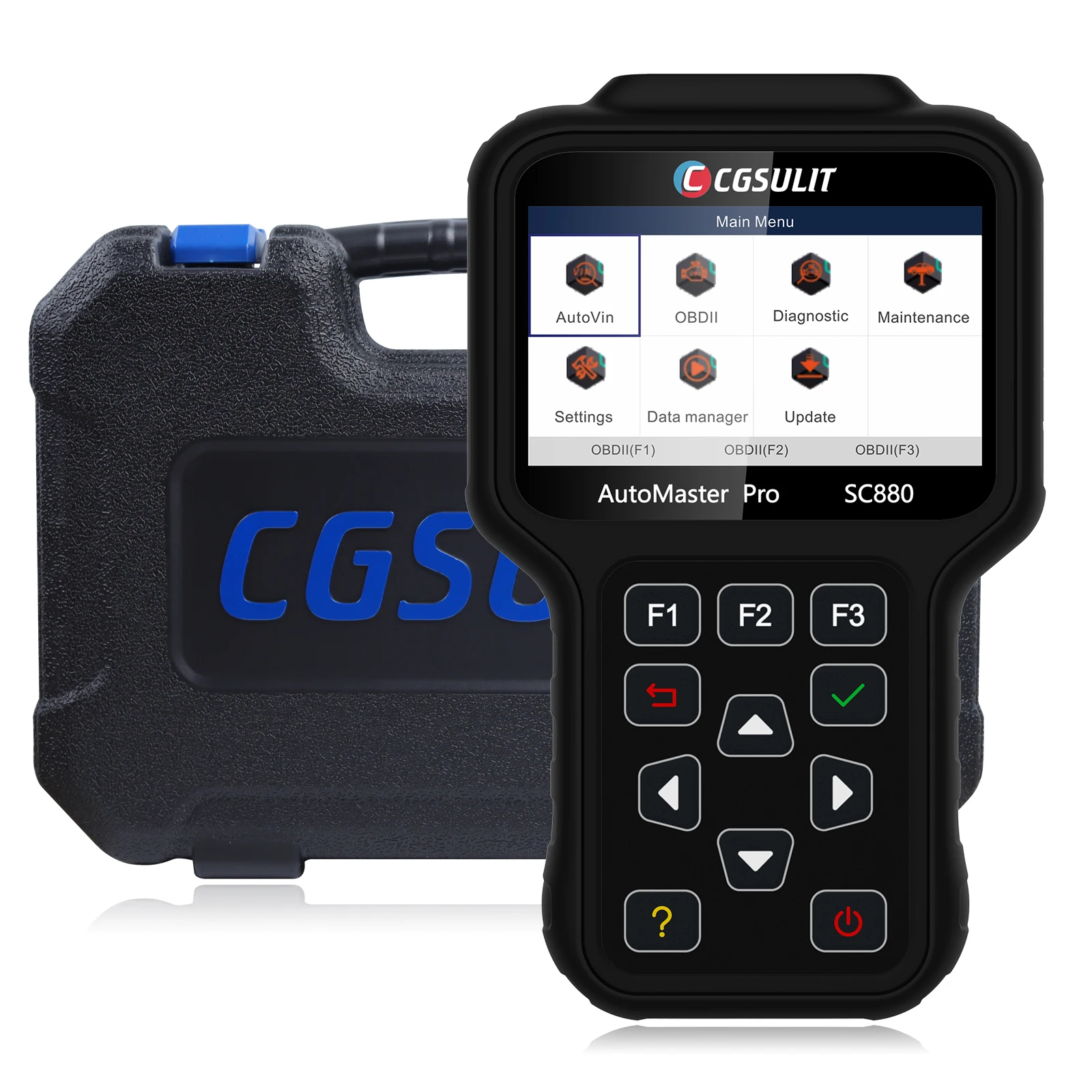 Full System CGSULIT SC880 Car OBD Tester Diagnostic Scanner for Diesel Vehicle Engine