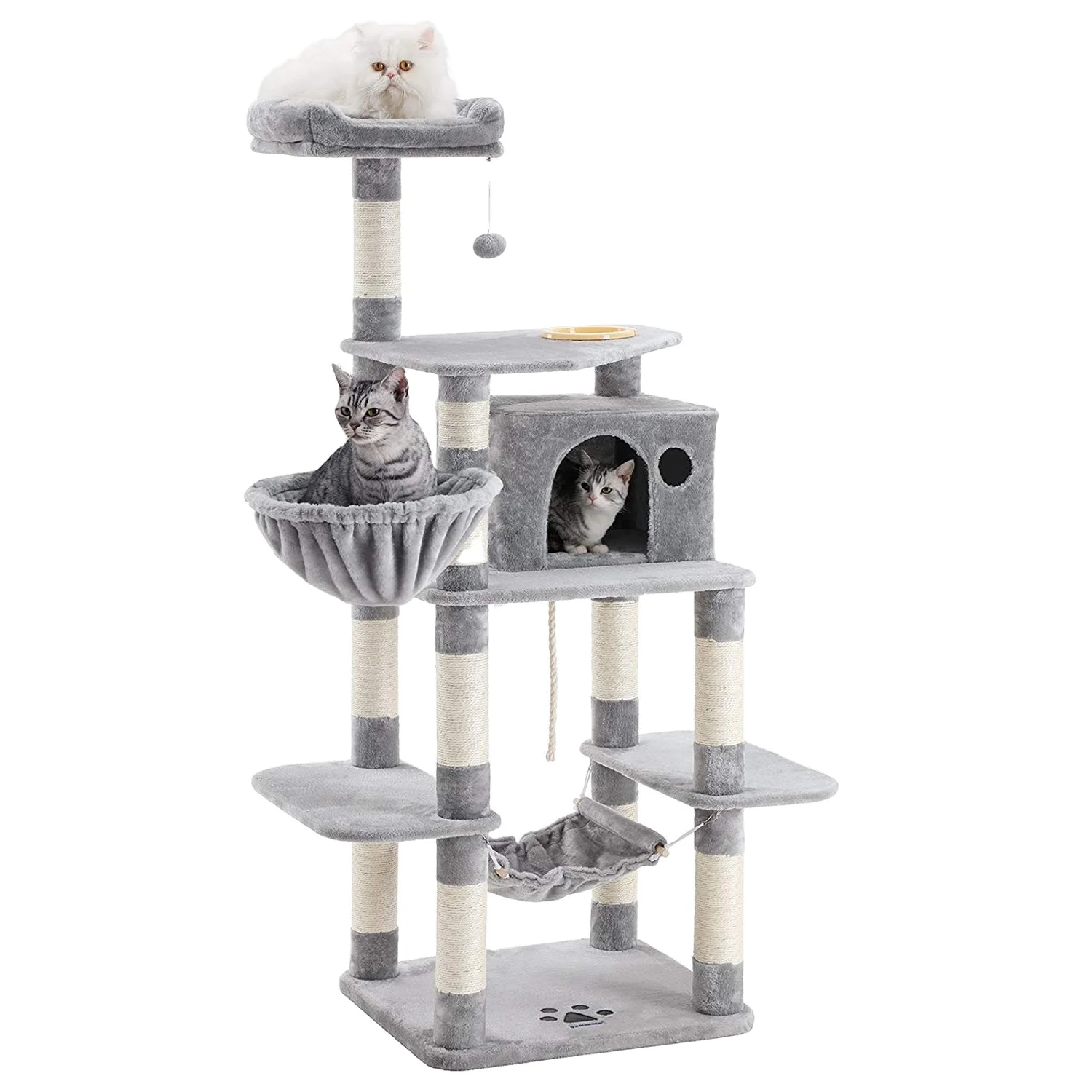 Tall Modern Tree Scratching Tower Large Cat Wholesale Post Upgraded Stable Adjustable Cheap Simple Luxury Indoor Cat Trees