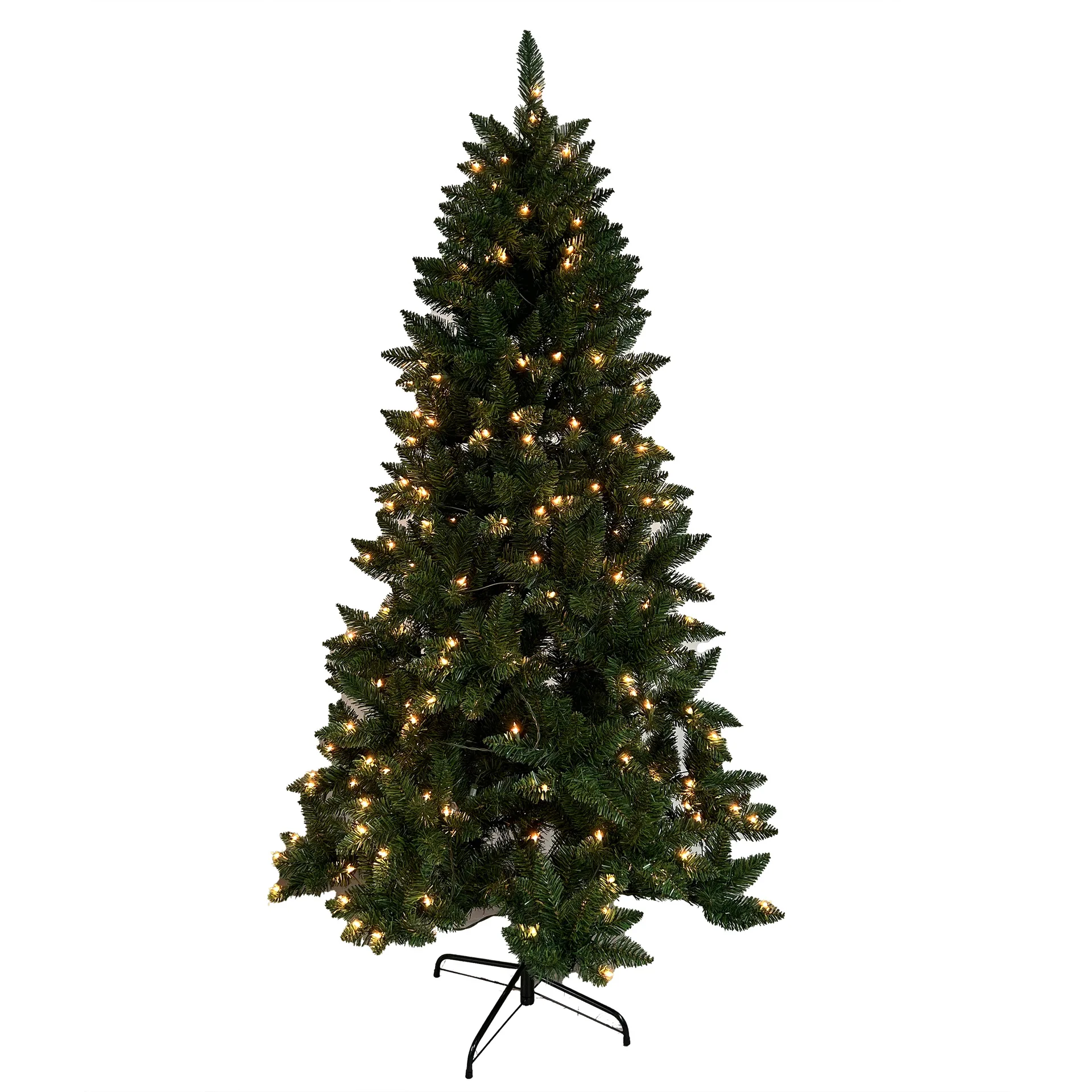 Merry Christmas Real Looking Home Decor Holiday Pvc Giant Spruce Christmas Tree With Lights