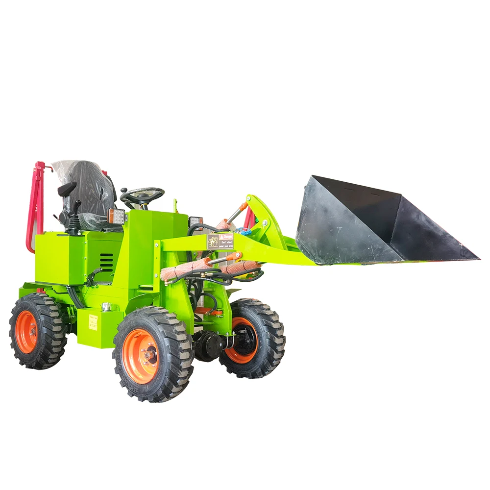 CE And Euro-V state /EPA Approved 4x4 Chain Driven Mini Wheel Dumper Loader For Sale