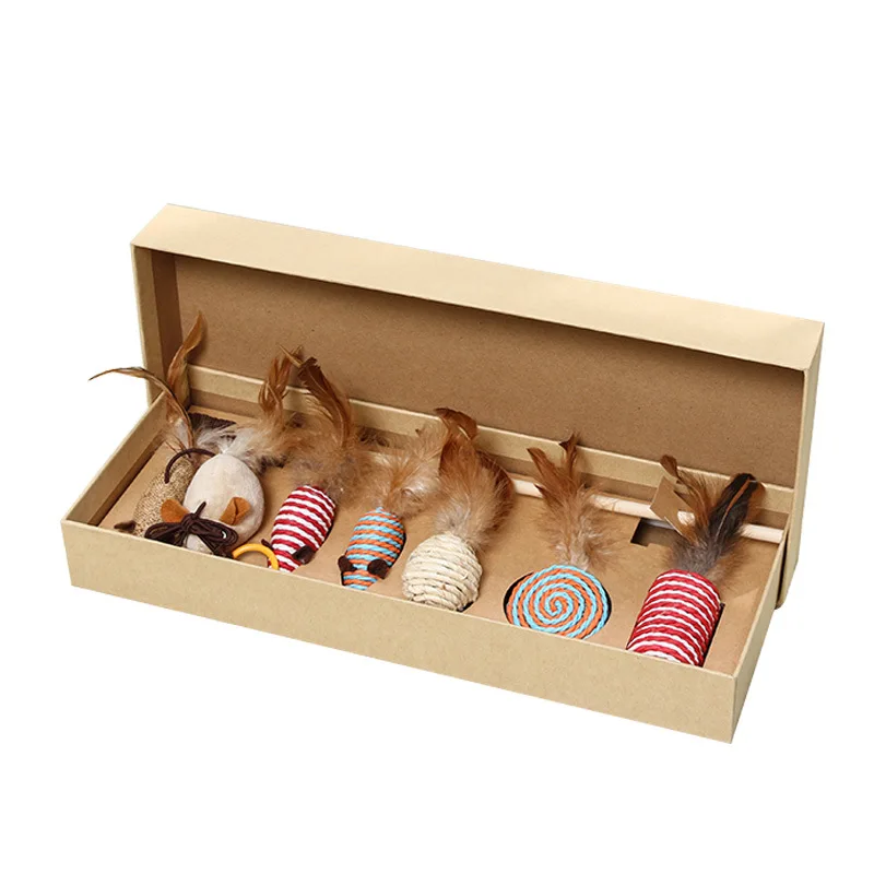 Simulation Catnip Cat Toy Alternative Cat Funny Playing Set Gift Cat Teaser Toy Set