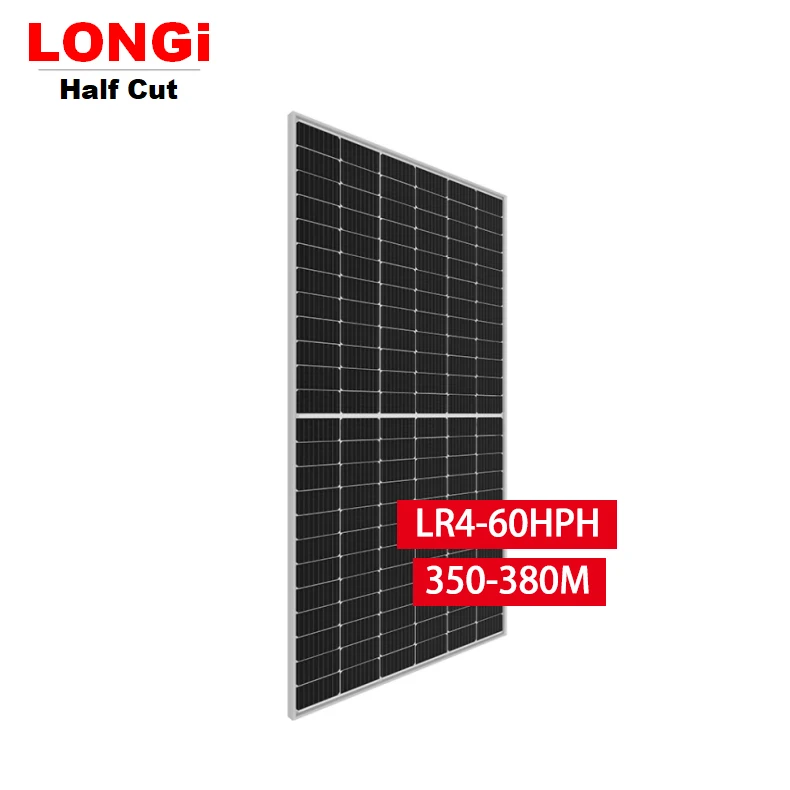  LR4-60HPH горячий продавец фабрика Longi 355 Вт моно кристаллические солнечные панели Высокая эффективность низкая крышка PERC с полуобрезанной