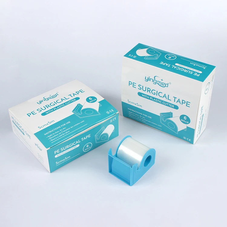 Hospital micropore surgical adhesive plaster pe tape with CE&ISO approved